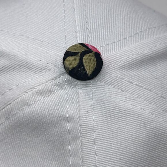 Visionary Baseball Hat Cap Floral Flowers Three Ds 6 Panel Snapback White - Picture 10 of 12